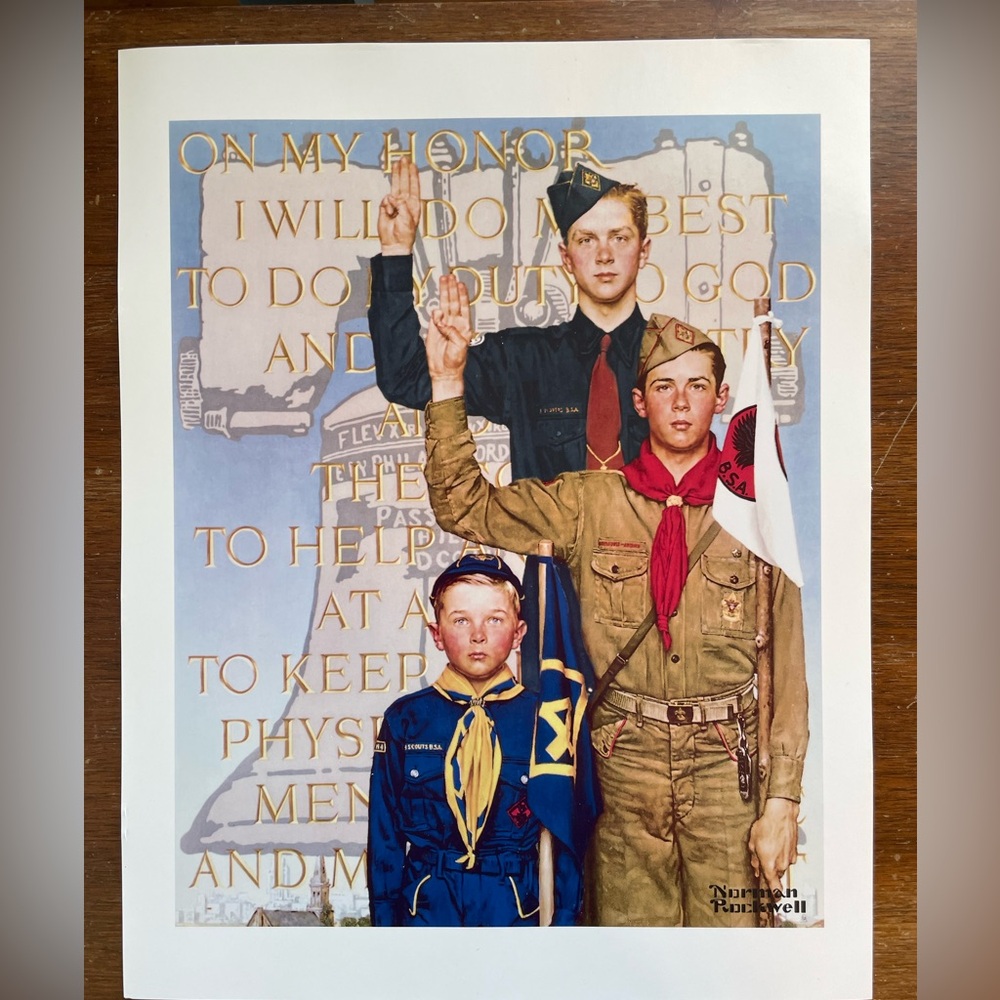 “I Will Do My Best” Norman Rockwell Print, 11x14”